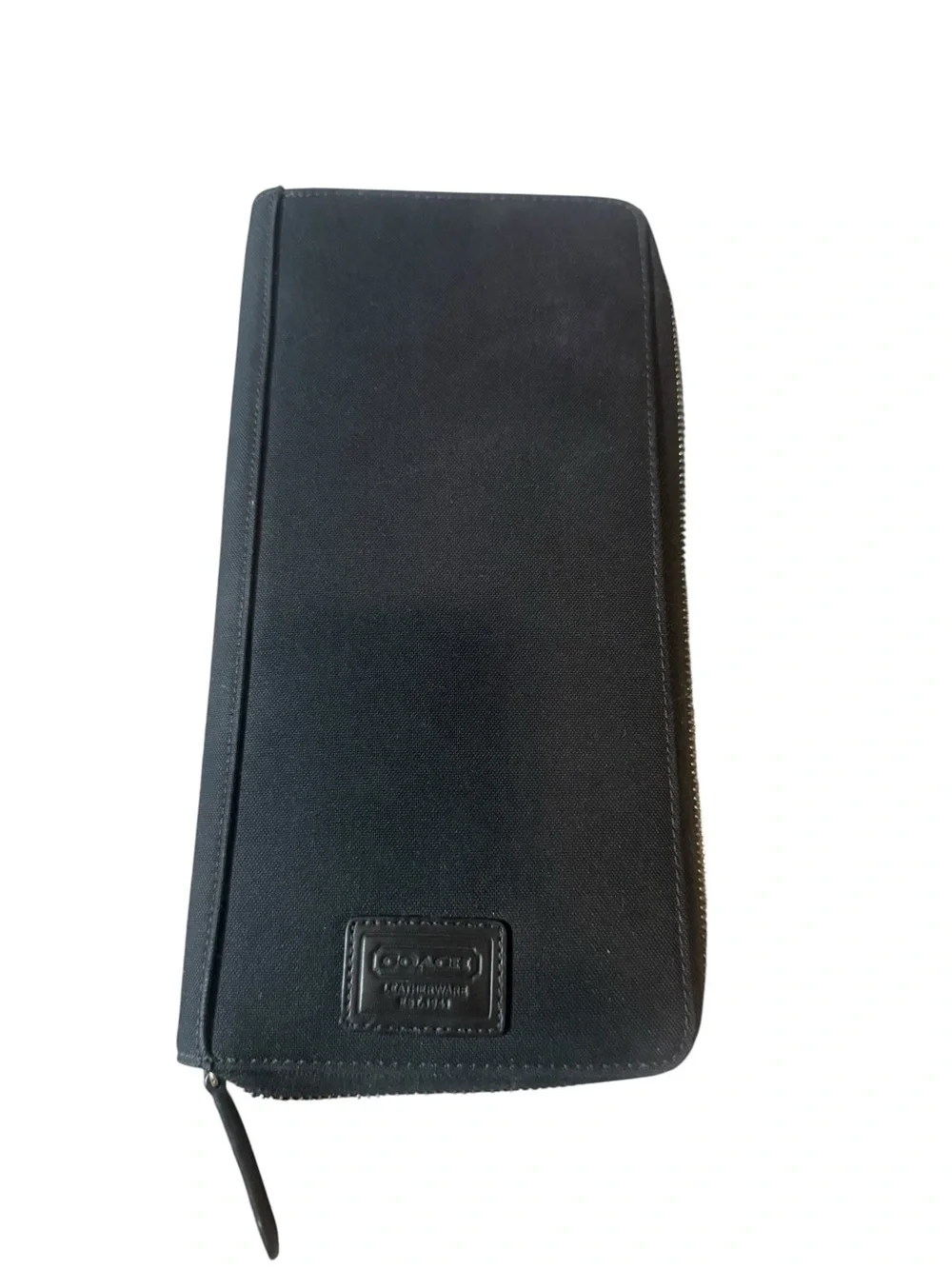 Coach Black Full-Zip Travel Wallet